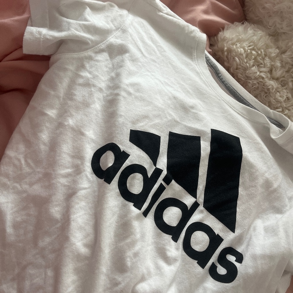 adidas white shirt